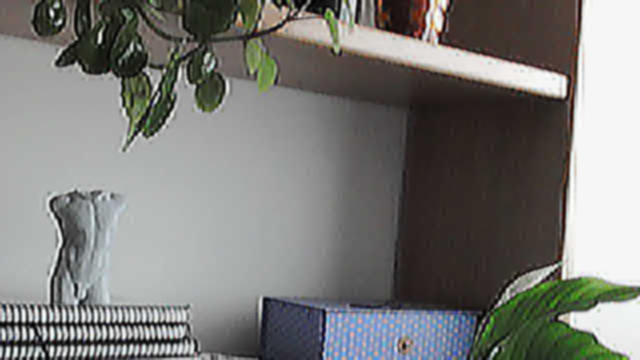 Still frame from the drone