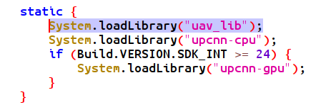 Screenshot of the .so file